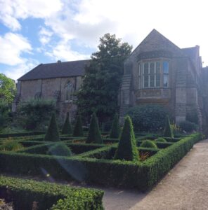 a hard-earned perk: the Bishop's Palace garden, Wells